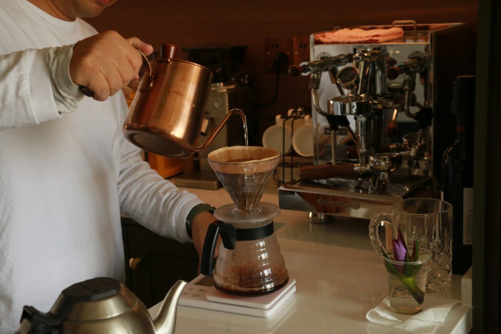 咖啡吧_茶水吧_餐边柜组合 抹茶/昆明/丁同友-此间设计